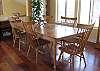 There are more chairs for this table, so the whole family can sit around it together.