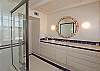 Master bathroom with shower and tub