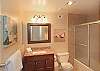 Full guest bathroom on the second floor.