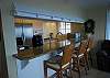 Seating at the kitchen counter