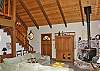 The Great Room with Cozy Wood Stove