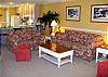 3rd Floor: Living area loveseat and queen sleeper sofa