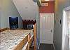 Another view of the bunk bed nook from the laundry room