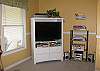 LCD flat-panel HDTV and CD/cassette stereo in the living area; we also have a family-friendly video library, classic board games, and jigsaw puzzles