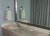 New paint, lighting, and accessories in the master bath