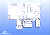 Ideal for 2 guests, the apartment can accommodate up to 4 people (2 on the US queen size bed, 2 on the sleeper sofa.)