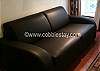 Newplush  couch added to the spacious living room. Extends out to comfortably sleep 2