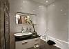 Master bathroom with Full Size Bathtub AND shower.  You can notice the luxury furnishings.  There is a full size shower to the left.  Notice the high quality furnishings in the property.