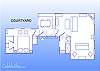 1 bedroom, 2 bathroom, sleeps up to 4 guests.