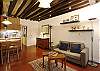 <p>The hallway on the right leads back into the entryway, bathroom and master bedroom. There is a closet for your use in the back corner of the room. </p>
<p> You can see <a href="http://bookings.cobblestay.com/site/Location/PropertyID__43263/14399/default.aspx">Property #14 Floor Plan here</a></p>