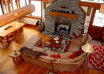 Spacious Great Room at Woodland Lodge