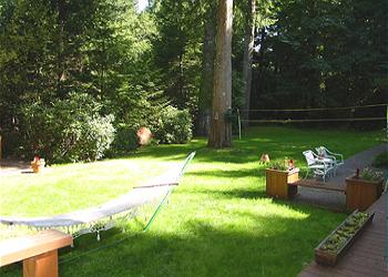 Huge Lawn at Zigzag River Chalet