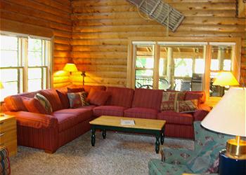 Great Room at Deer Island Chalet