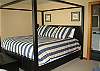 bedroom w/ king