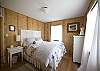 Moon-Shell Cottage Master bedroom w/ queen