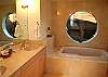 nice jacuzzi soaking tub in the master bath...