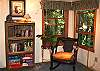 Cozy sitting areas through out...