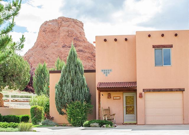 This unit has some of the best views and is tucked back in the beautiful red rocks of Moab! 