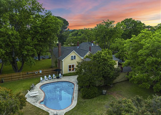 Restored Historic Home - Walk to Downtown - Private Pool - Perfect for Groups