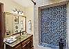 Bathroom vanity and shower tile