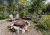 Gas fire pit on the Animas River (2 bedroom cabin)