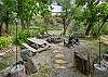 Gas fire pit on the Animas River (3 bedroom cabin)