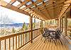 Outdoor Deck - Views of the Mountains and Outdoor Dining (Seats 4) 