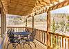 Outdoor Deck - Views of the Mountains and Outdoor Dining (Seats 4) 