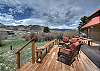 Riverfront Deck with Outdoor Living Room - Mountain and River View