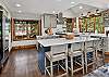 Breakfast Bar at Kitchen Island - Seating for 4
