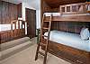 3rd Bedroom - Bunk Room with a Total of Four Single Beds: 1 Bunk Bed, 1 Twin Bed and 1 Trundle 