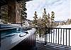 Private Hot Tub on the Covered Deck - Mountain Views