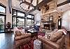 Open-Concept Layout with Stunning Views and Vaulted Ceilings and Exposed Wood Beams 