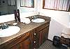 Upstairs bathroom which is shared by two upstairs bedrooms.