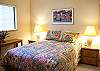Upstairs Queen Bedroom that shares hall bathroom.