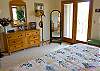 Another view of the upstairs King Master Bedroom