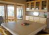 Another view of the dining room and you can BBQ right outside the door!