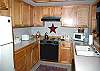 Enjoy cooking and conversation in this bright kitchen