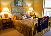 Upstairs Queen Bedroom has attached Hall Bathroom