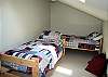 This makes a great hide away for the kids! This room also has a TV and a great sky light.