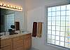 Master bath great difused light.