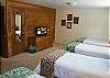 Another view of the 4 Twin Beds.