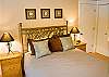 Enjoy this Queen Master Bedroom with its own TV and bath.
