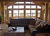 Beautiful views from this open and inviting family room.