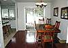 Open kitchen to dining room makes for great conversation!