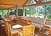 Spectacular views from this  beautiful back deck.