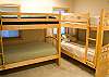 Downstairs Bunk Room uses hall bath