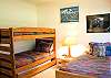 Downstairs Bedroom has one set of bunks plus a twin and trundle bed