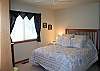 Nicely appointed cozy bedroom.With cable television.