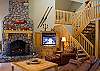 Another view of the living room, warm and inviting.